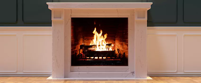 Decorative Electric Fireplace Installation in Potomac, Maryland