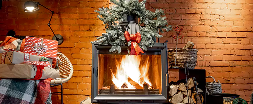 Travis Industries Linear Gas Fireplace Installation in Potomac, Maryland