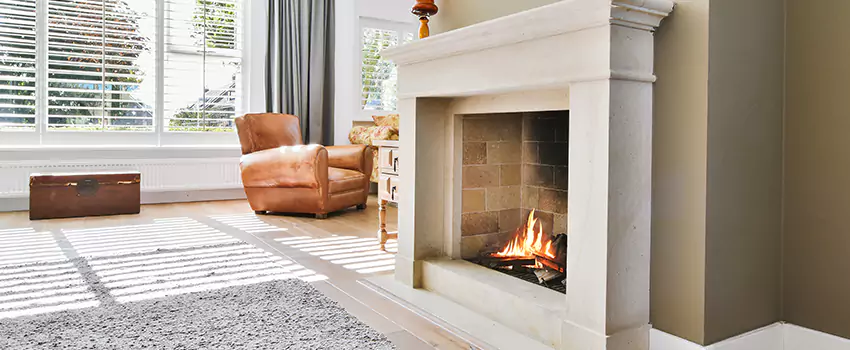 Vintage Fireplace Refacing in Potomac, Maryland